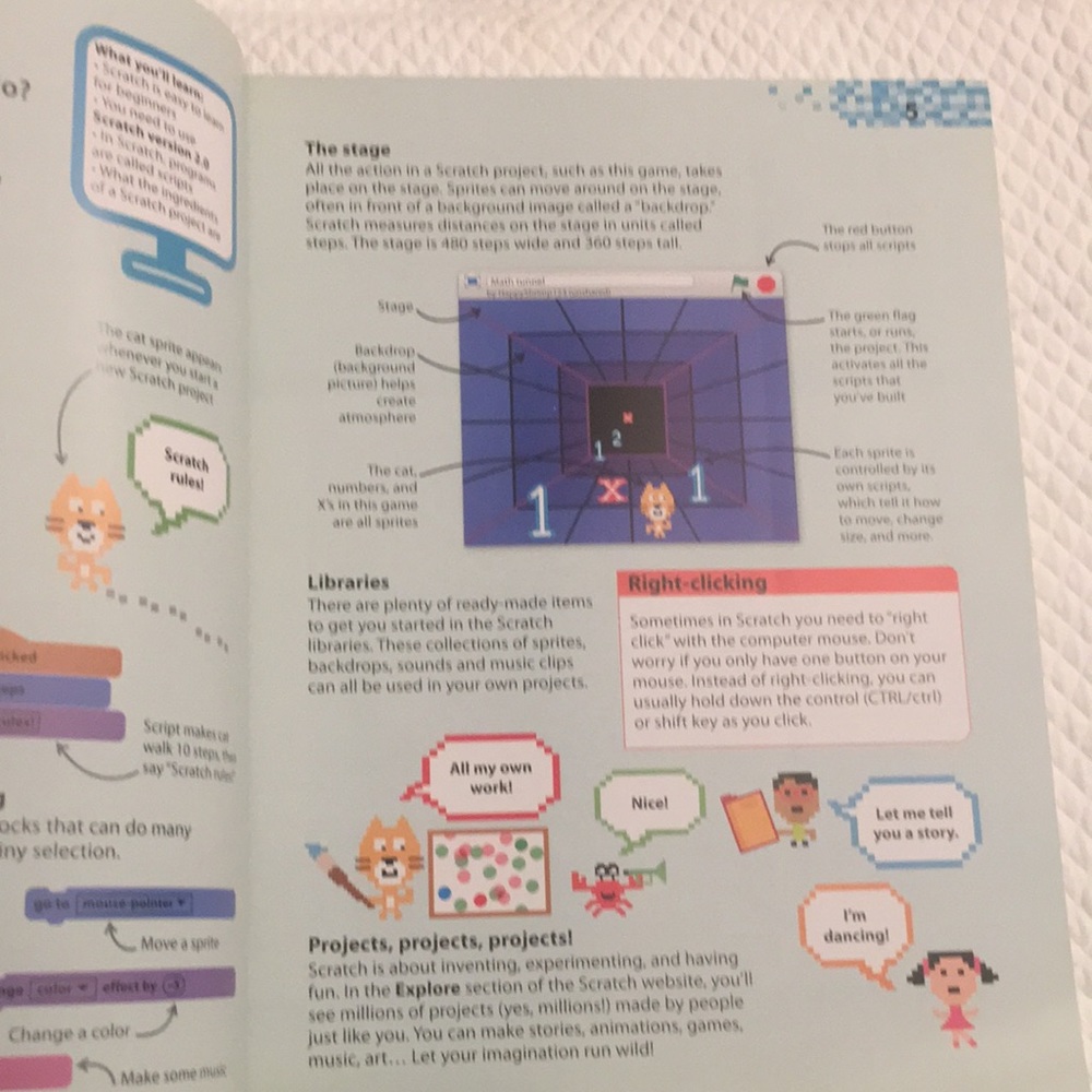 Coding Projects in Scratch and Workbook - Picture 12 of 14
